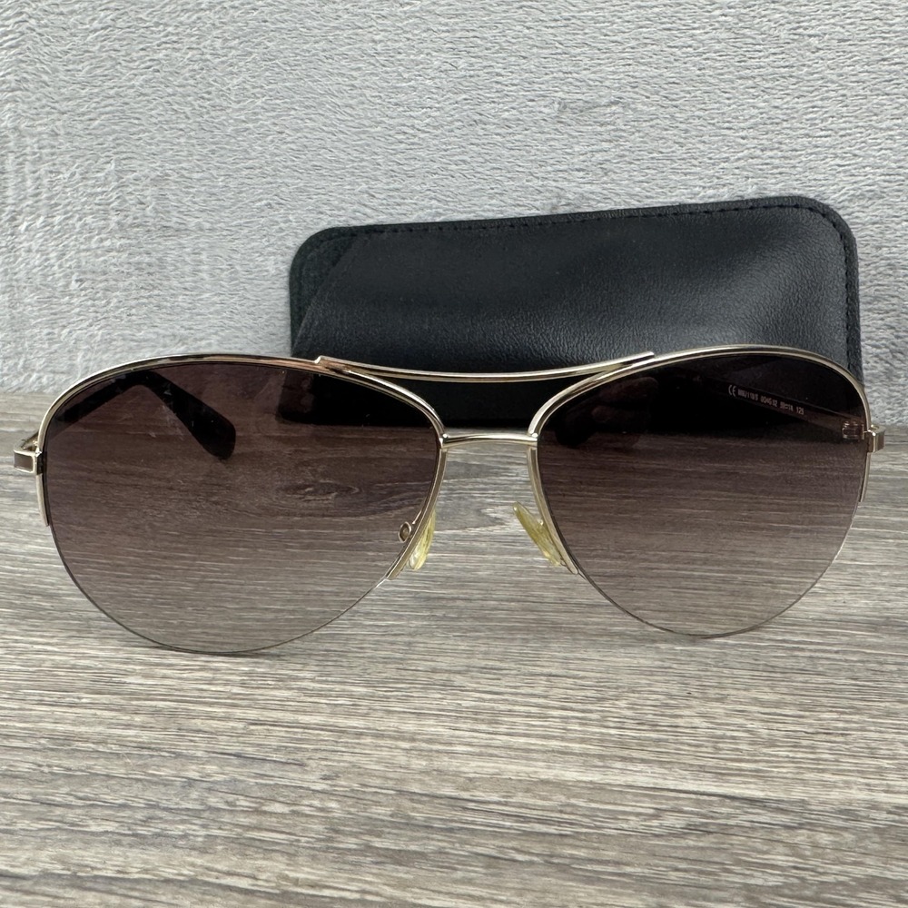 Marc By Marc Jacobs Sunglasses MMJ 119/S Gold Aviator Brown Gradient 59-14-125